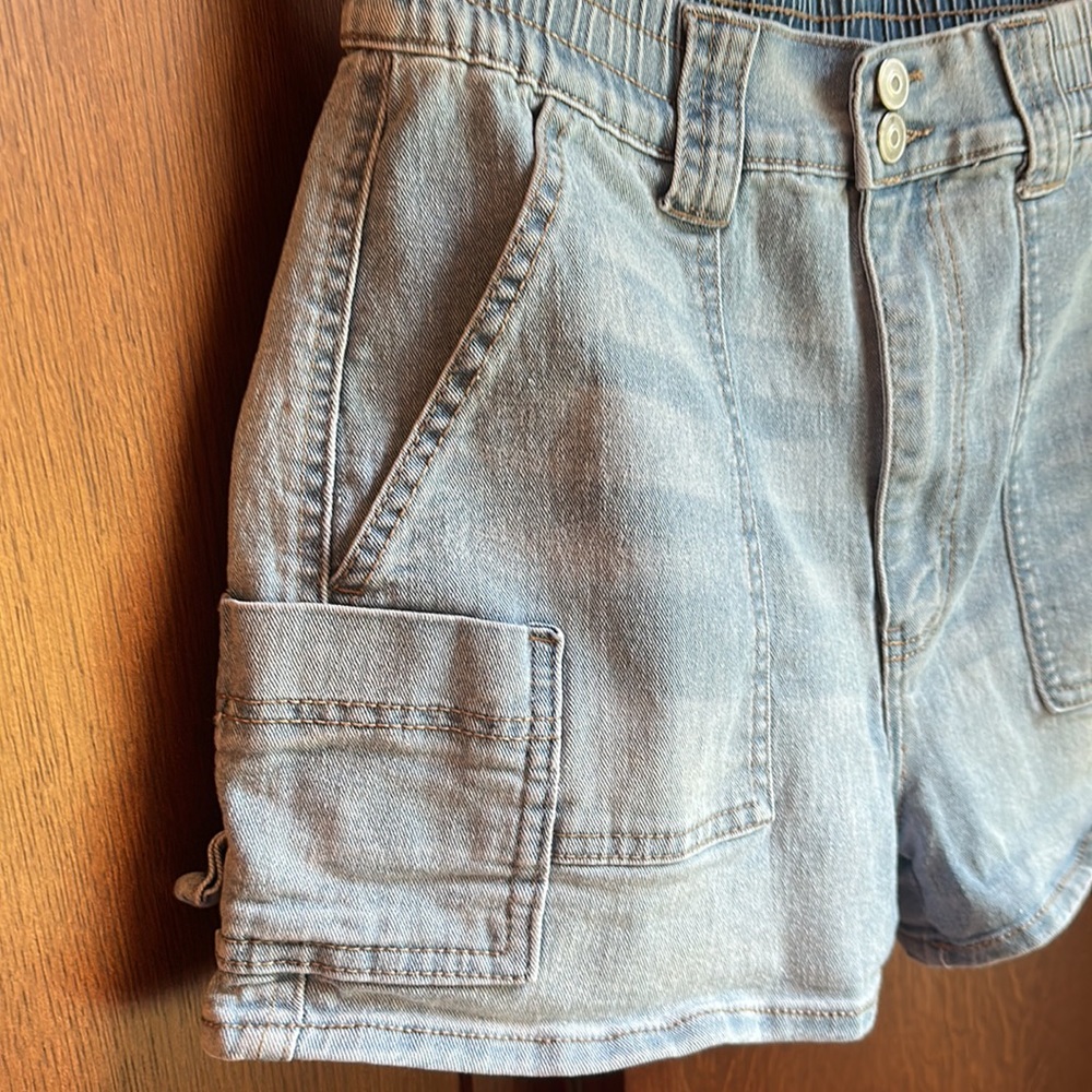 Stretchy No Boundaries Jean Shorts sz 11 junior - Picture 4 of 8